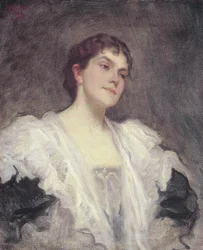 La chanteuse Lady Lillian June Henschel née Bailey